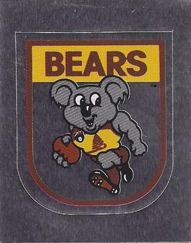 1993 Select AFL Stickers #34 Brisbane Bears Front